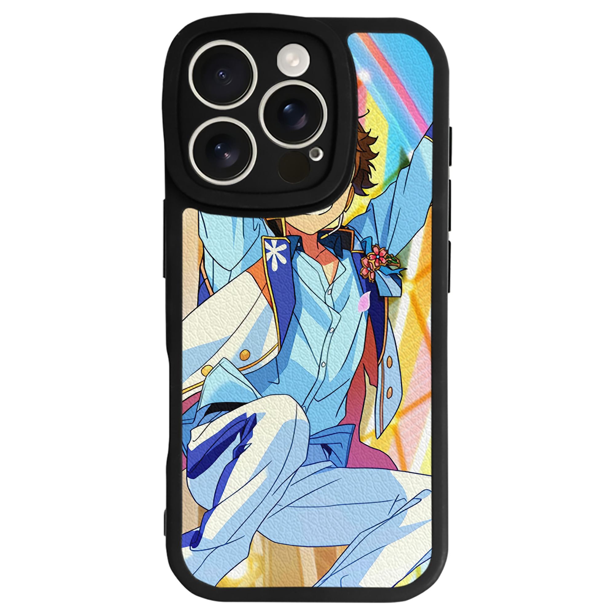 （画像用） あんさんぶるスターズ! Ensemble Stars 【iPhone 16シリーズ対応】シリコンスマホケース（レザー調） 材質：シリコン